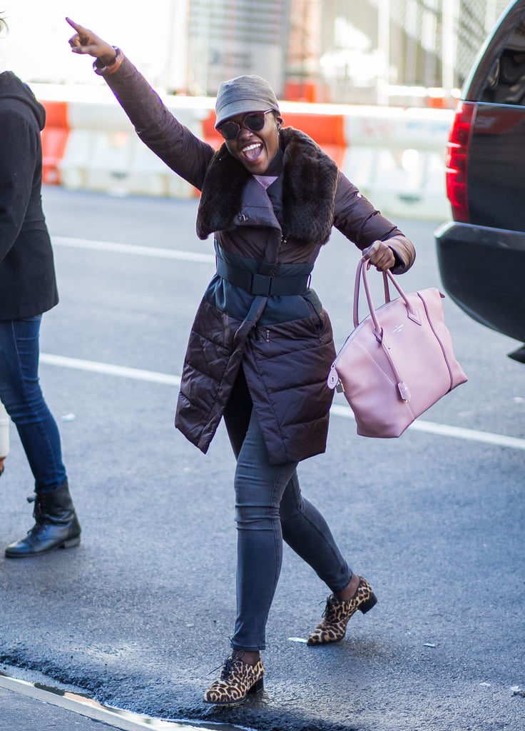 Lupita Nyong'o Out in NYC November 2015