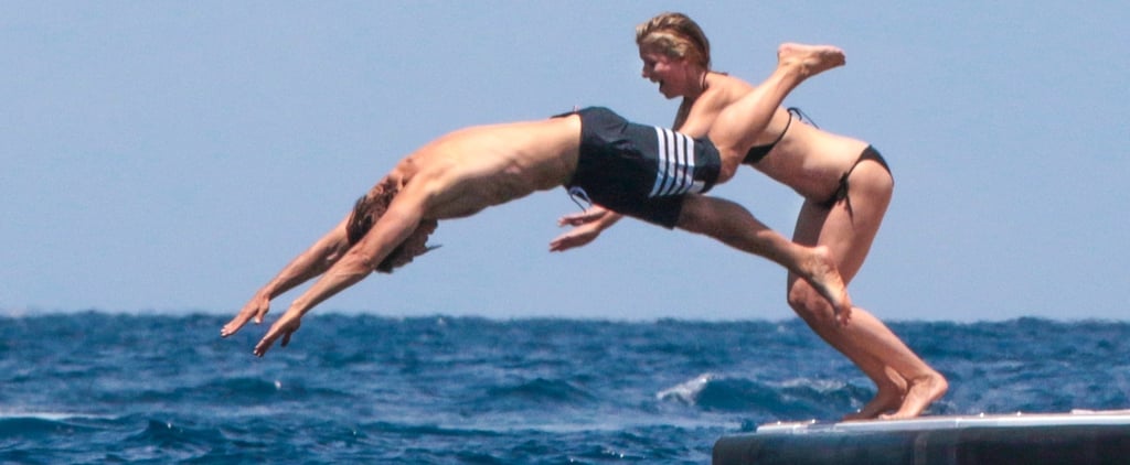 Gwyneth Paltrow and Brad Falchuk's Italian Boat Day Looks Like a Damn Dream