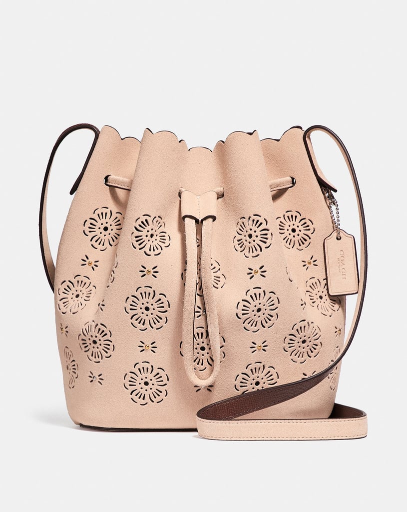 Coach Floral Cutout Bucket Bag Best Coach Bags POPSUGAR Fashion Photo 7