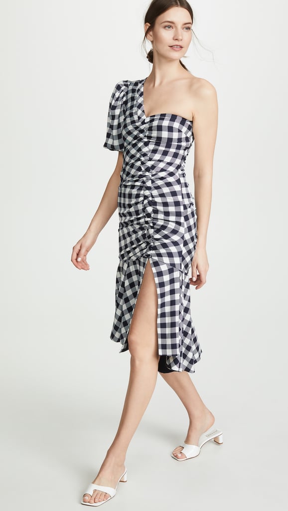 Jonathan Simkhai Lux Twill One-Sleeve Dress
