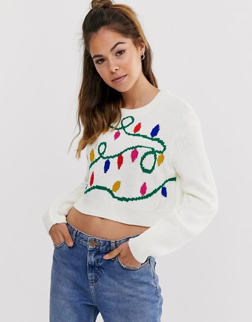 ASOS Design Christmas Lights Jumper