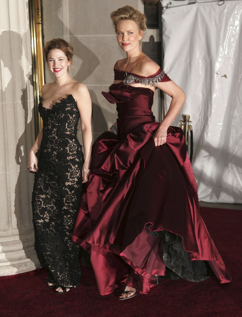 Drew Barrymore and Charlize Theron snuck off together in 2006.