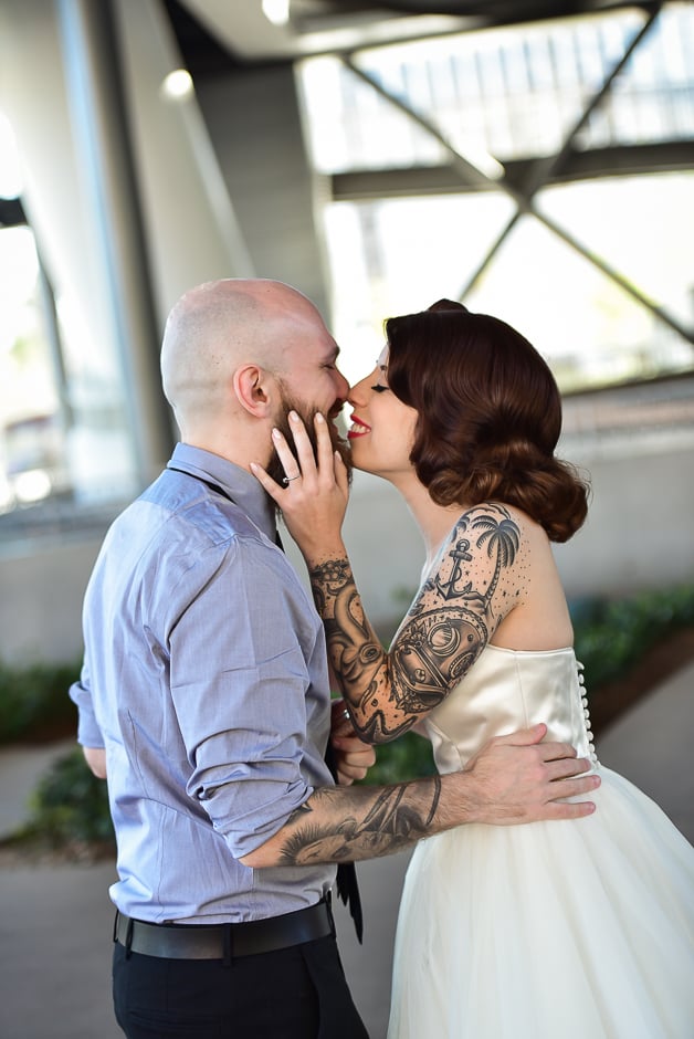 Tropical Las Vegas Wedding
