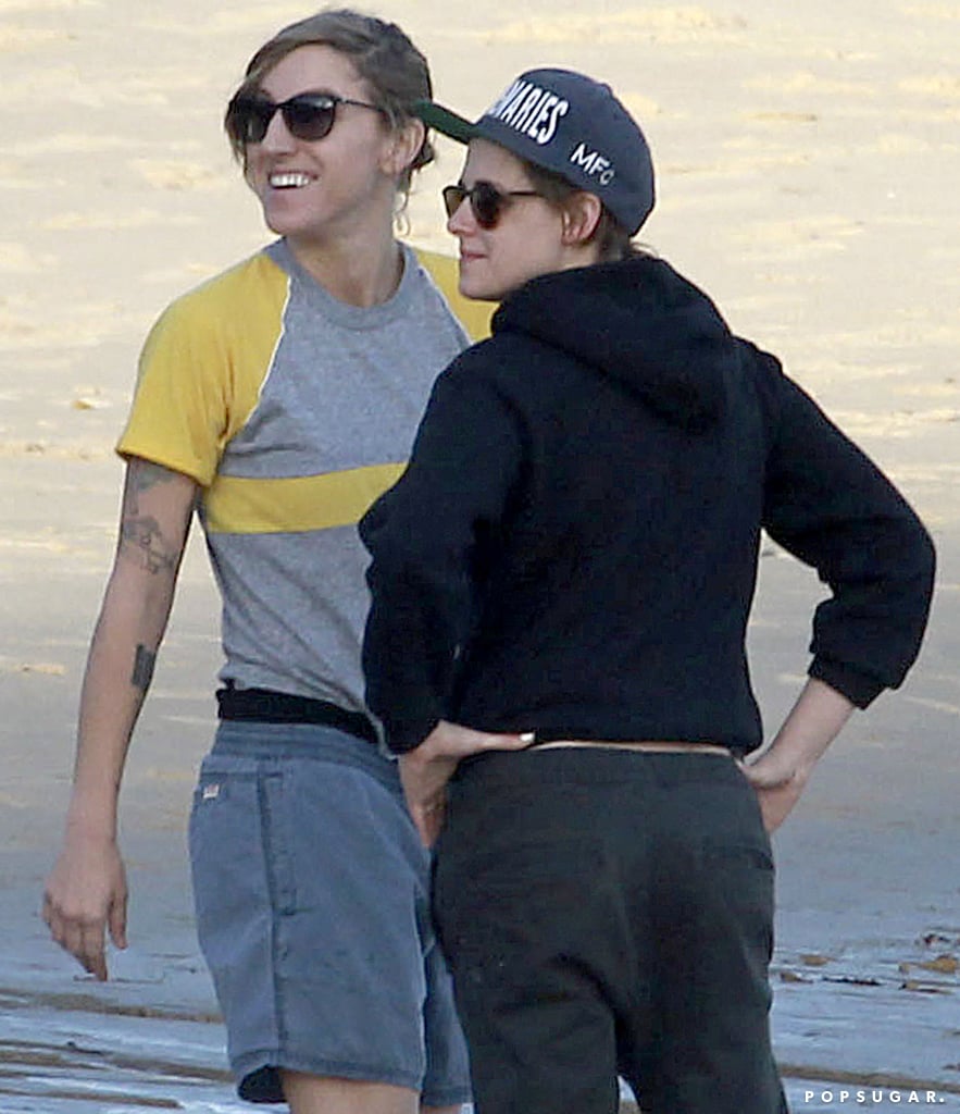Kristen Stewart and Alicia Cargile at the Beach in Malibu