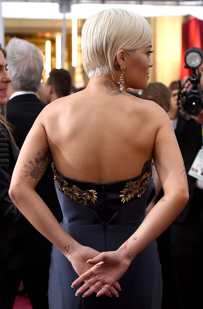 Rita Ora's White-Ink Arm Tattoo