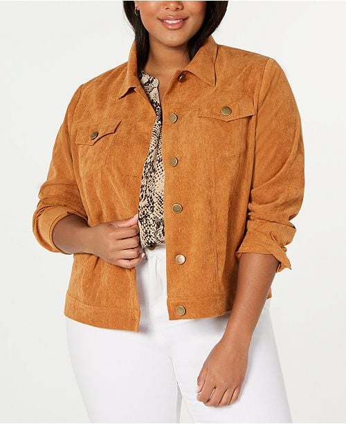 Monteau Trendy Corduroy Jacket