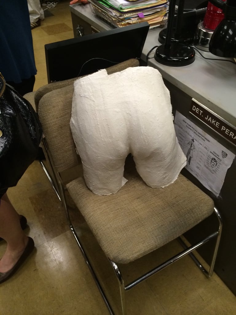 Found: Boyle's infamous butt cast.