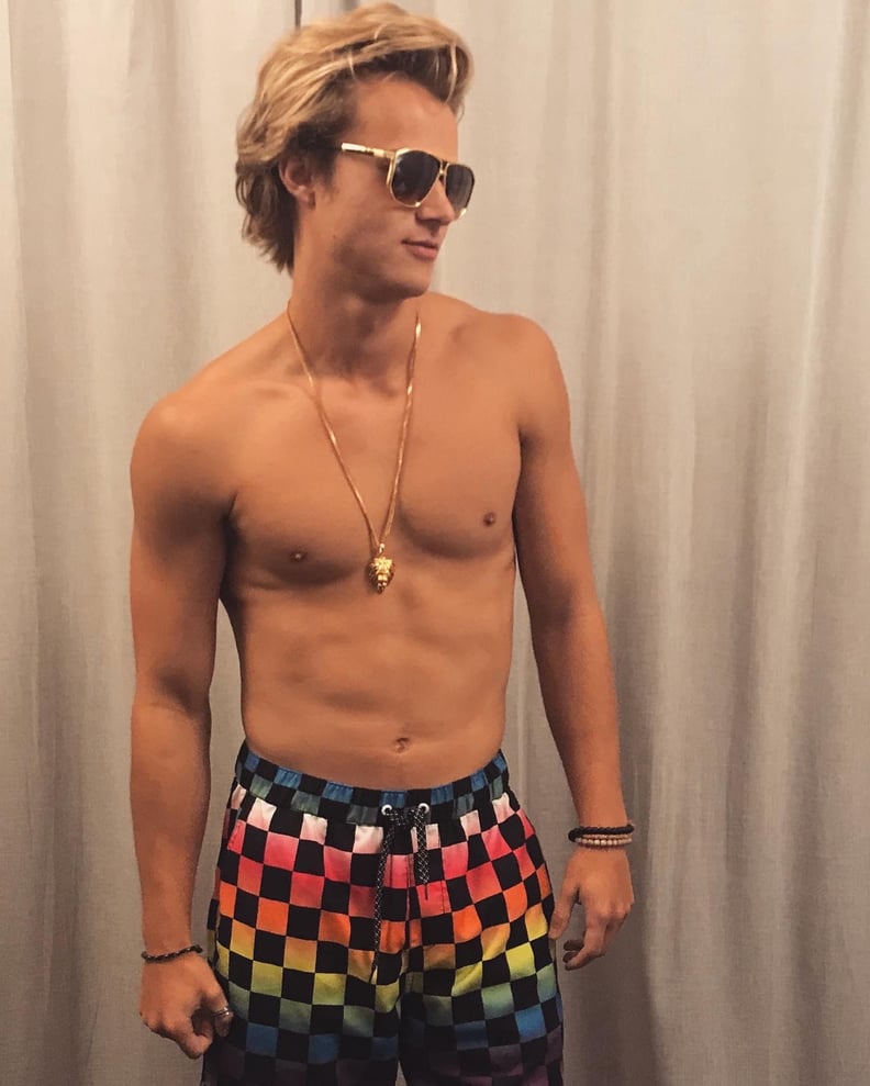 JJ's Rainbow Checked Swimsuit