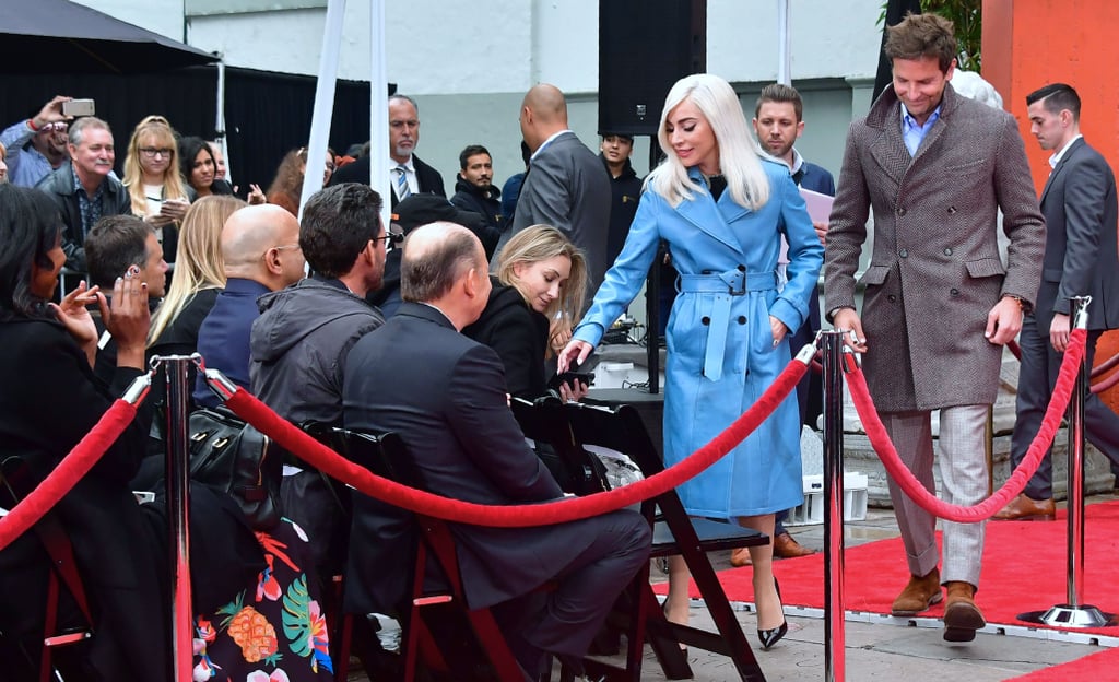 Lady Gaga Bradley Cooper at Sam Elliott's Handprint Ceremony