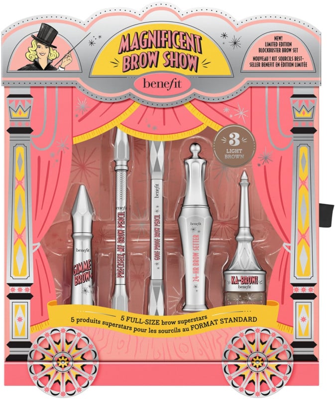 Best Makeup Gifts For Beginners: Benefit Cosmetics Magnificent Brow Show Eyebrow Value Set