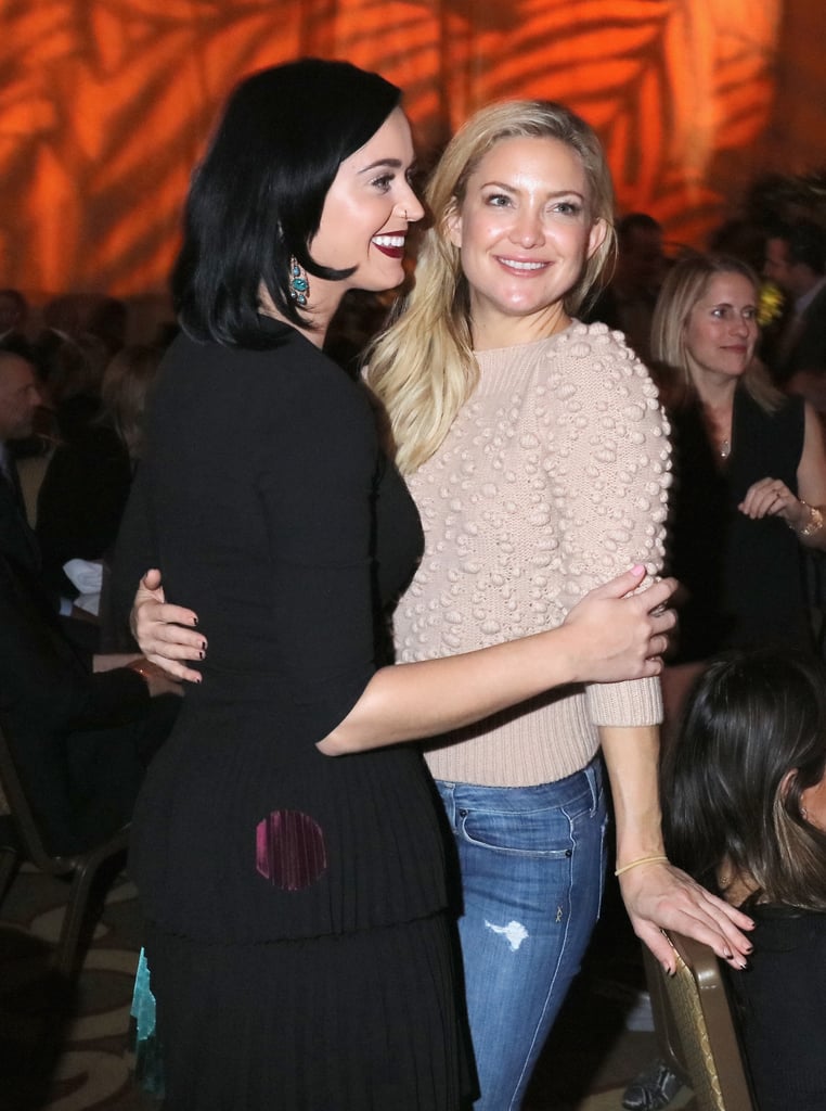 Katy Perry and Kate Hudson at GO Campaign Gala 2015