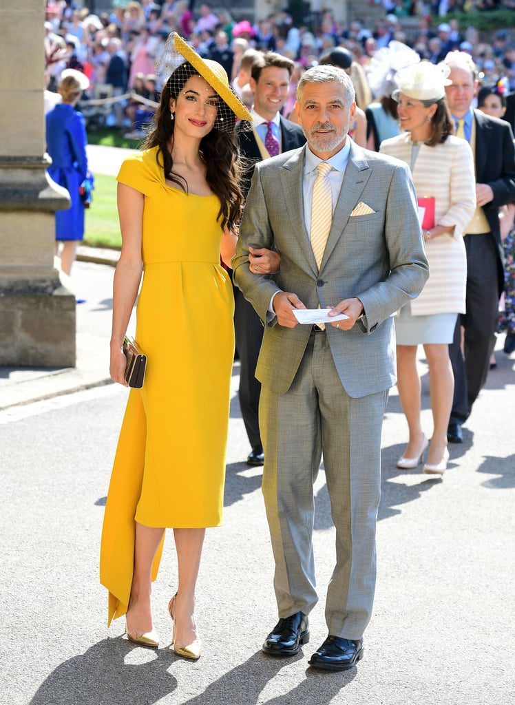 Amal Clooney Dress at Royal Wedding 2018