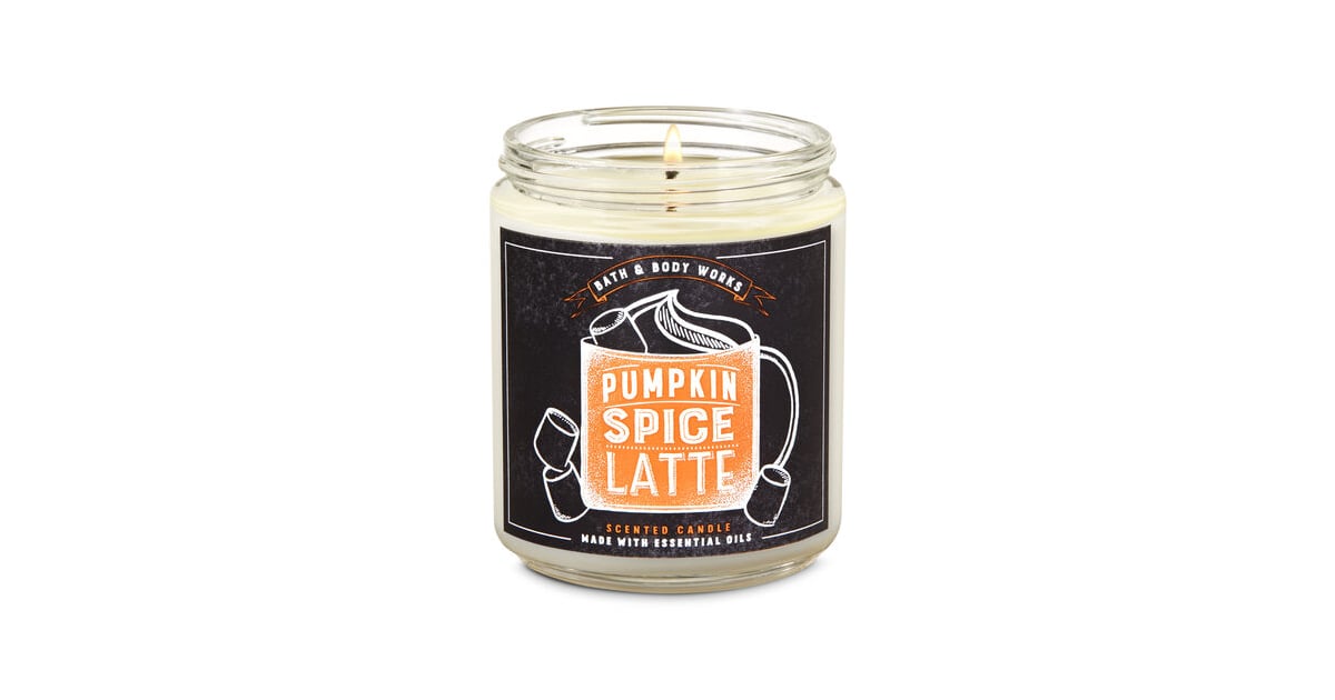 Bath & Body Works Pumpkin Spice Latte Single Wick Candle The Best