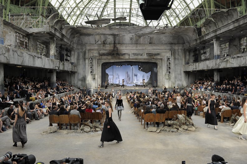 Like this futuristic landscape during the Fall 2013 Haute Couture show.