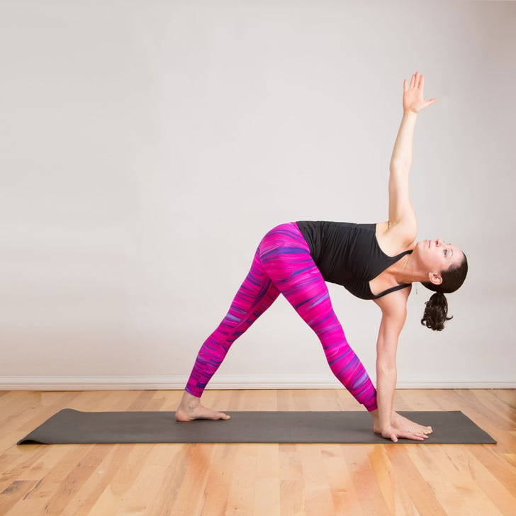 Rotated Triangle How to Do Rotated Triangle Pose POPSUGAR Fitness