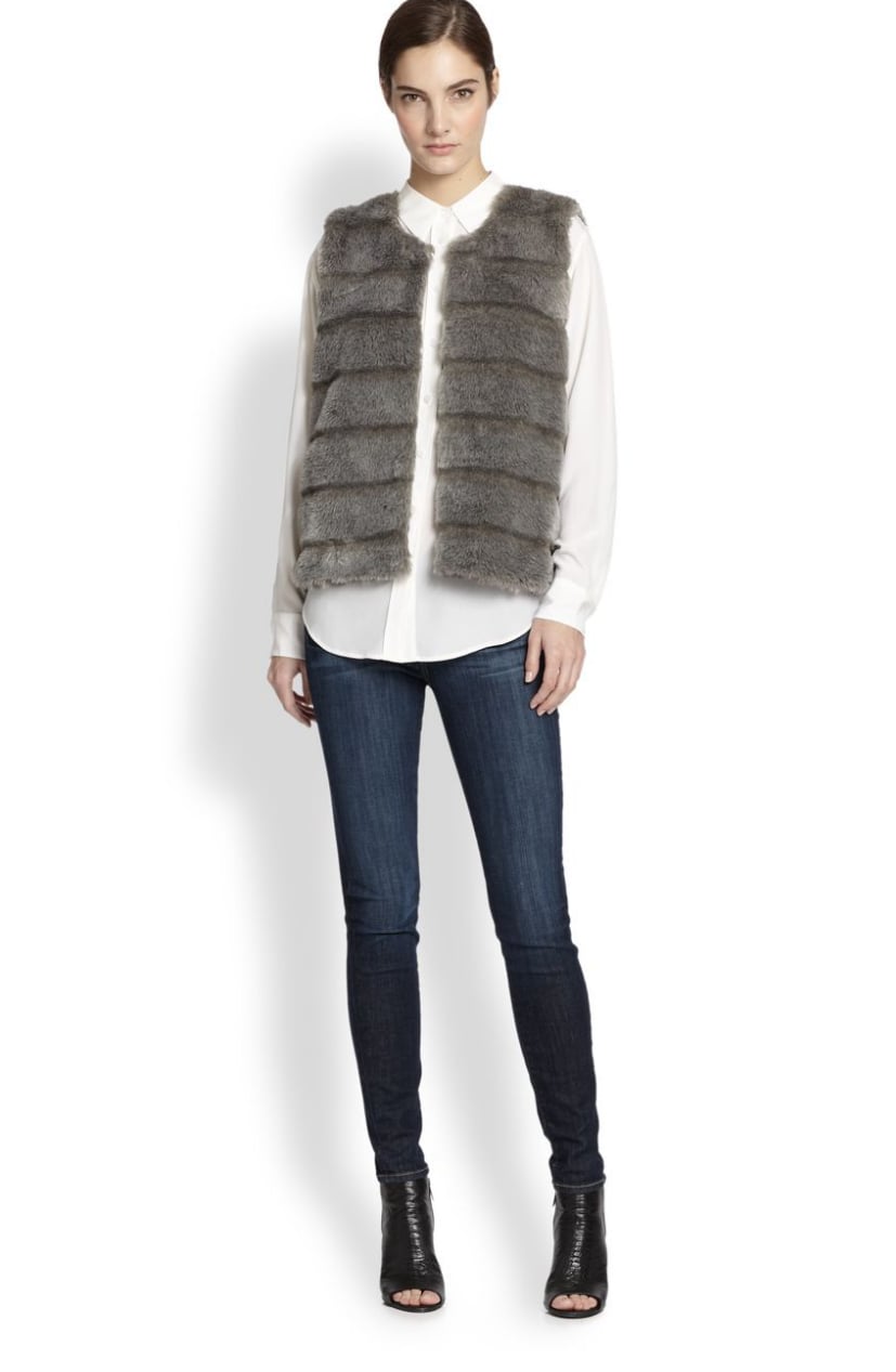 Joie Andrina Faux Fur Vest ($328 