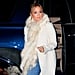 Jennifer Lopez's White Coat and Sneakers With Alex Rodriguez