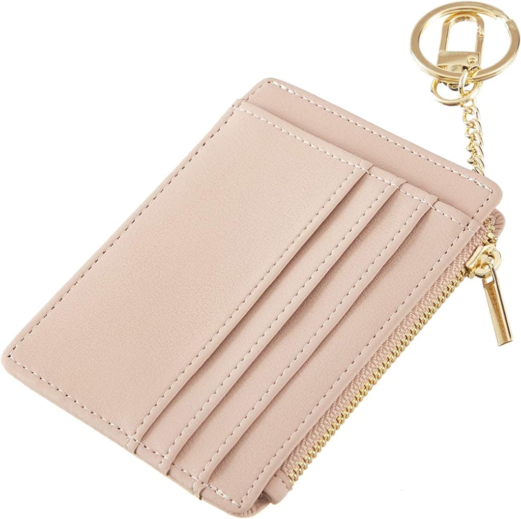 Affordable Card Case: Sodsay Card Case Slim Front Pocket Wallet With Keychain