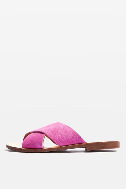 Topshop Hawaii Cross-Strap Sandals