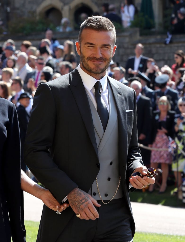 david beckham at royal wedding 2018 pictures | popsugar celebrity