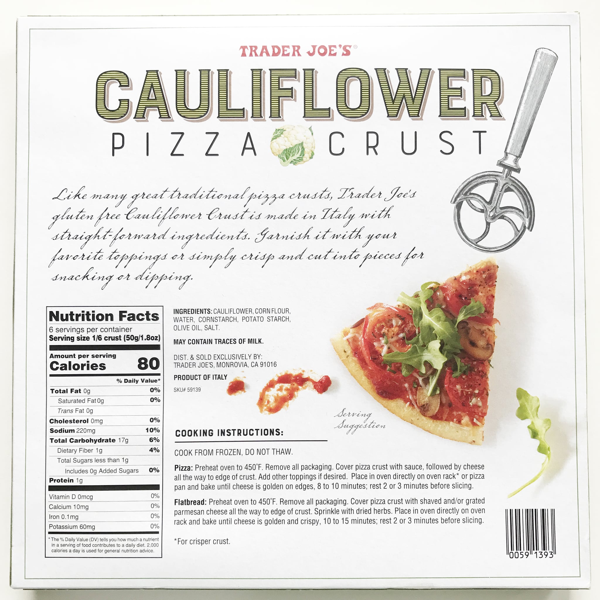 Trader Joe's Cauliflower Pizza Crust Review | POPSUGAR Fitness