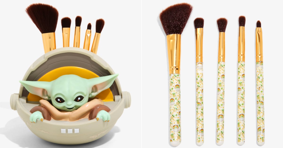 BoxLunch Baby Yoda Makeup Brush Set | POPSUGAR Beauty