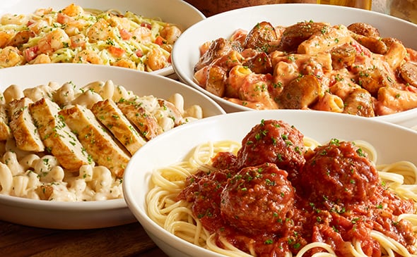 Create Your Own Pasta Station Olive Garden Cucina Mia! Build Your Own Pasta | Healthiest Menu Items at Olive