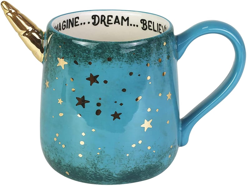 For the Ones Who Love Blue: Enesco Unicorn Dream Sculpted Coffee Mug