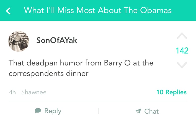 President Obama's humor and jokes.