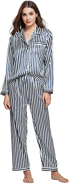 Tony and Candice Classic Satin Pajama Set