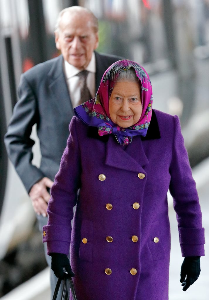 Queen Elizabeth and Prince Philip Christmas Train Ride 2017
