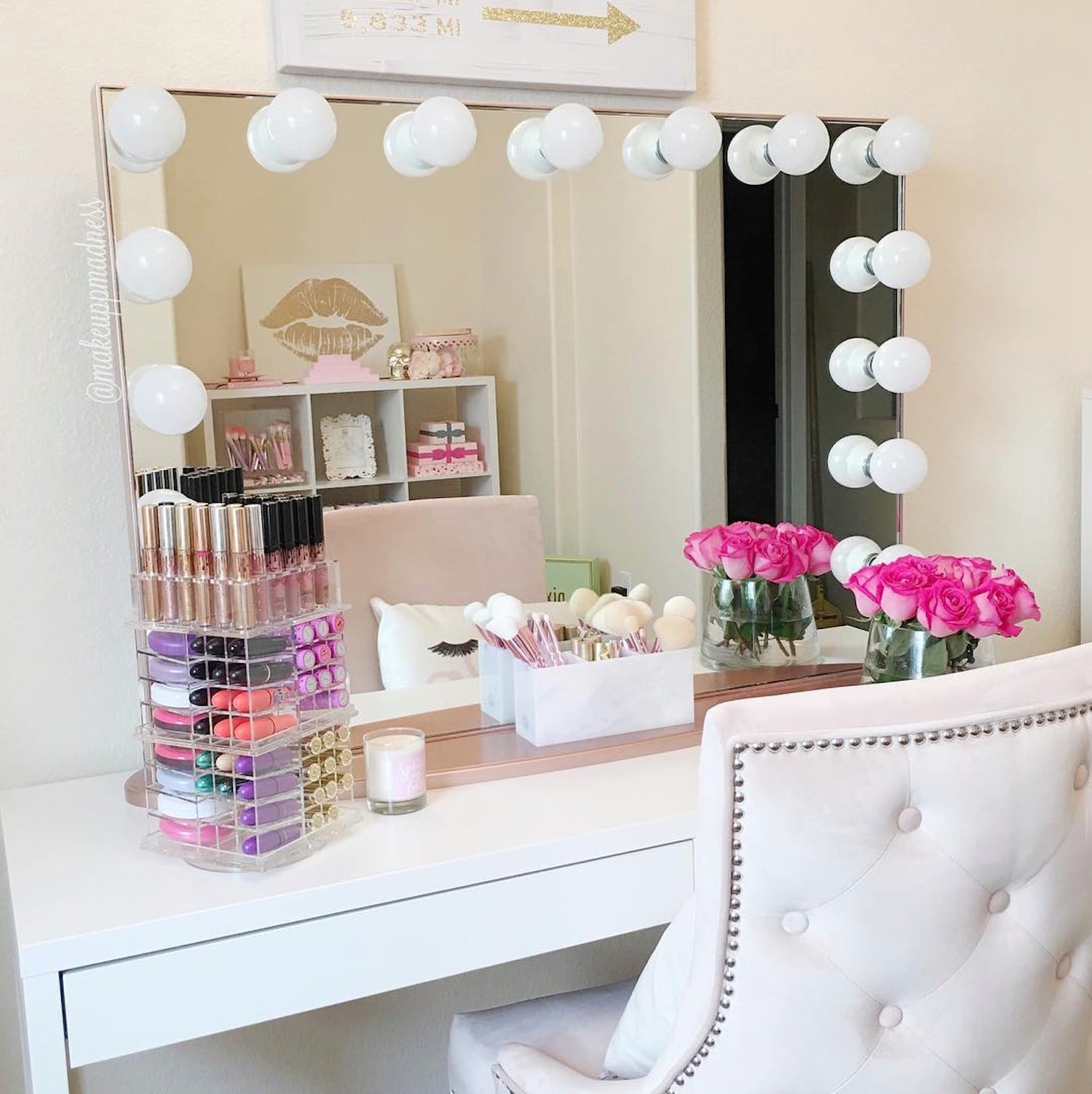 Vanity Mirror Kohls Clean, simple, and stylish vanity.