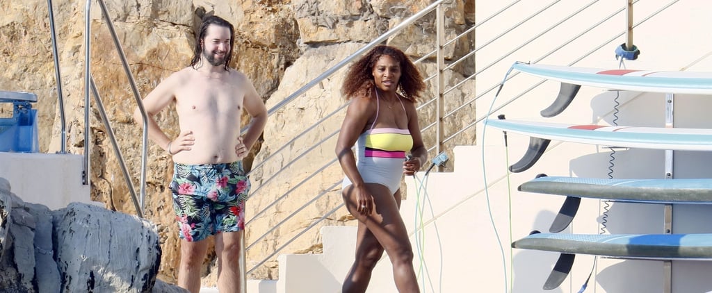 Serena Williams Wears One-Piece Swimsuit on France Vacation