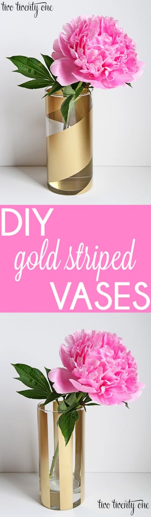Gold-Striped Vase