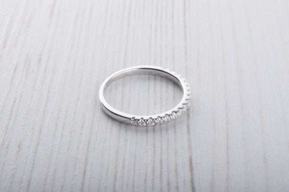 Etsy Half Eternity Ring