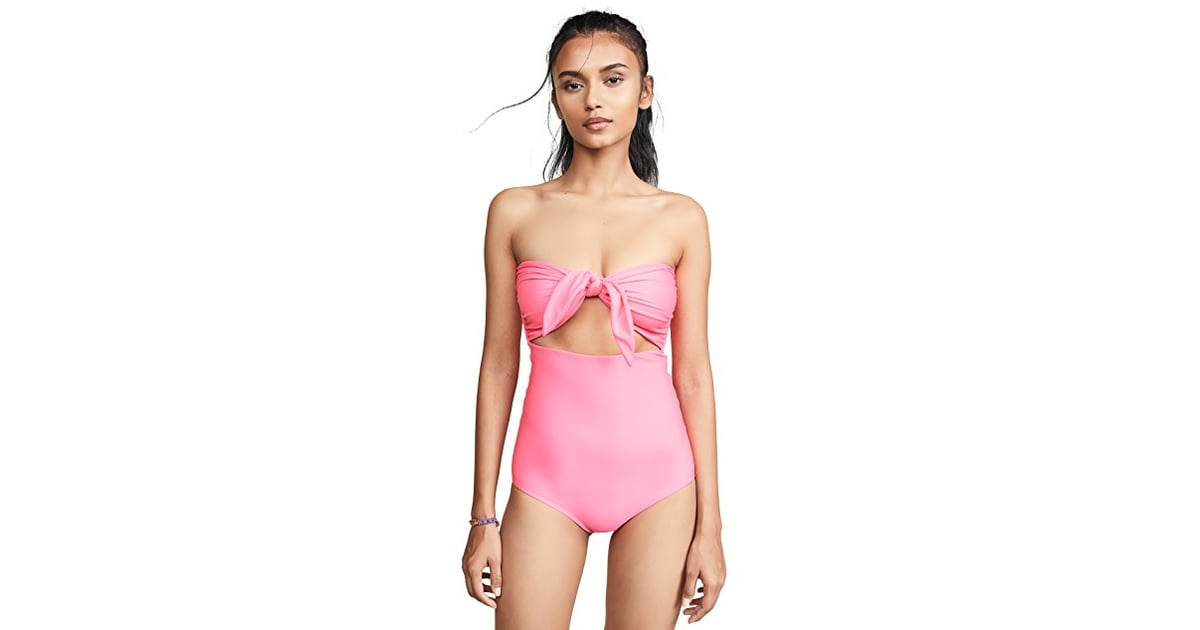 Mikoh Lana Neon Pink One Piece Swimsuit 29 Neon Swimwear Picks