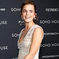 Emma Watson Twirls on the Red Carpet in a Bridal-White Naked Dress