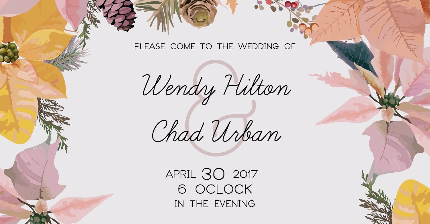 Free Printable Wedding Invitations | POPSUGAR Smart Living