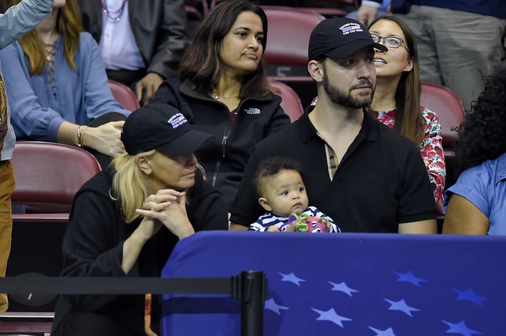 Serena Williams and Daughter Alexis at the 2018 Fed Cup