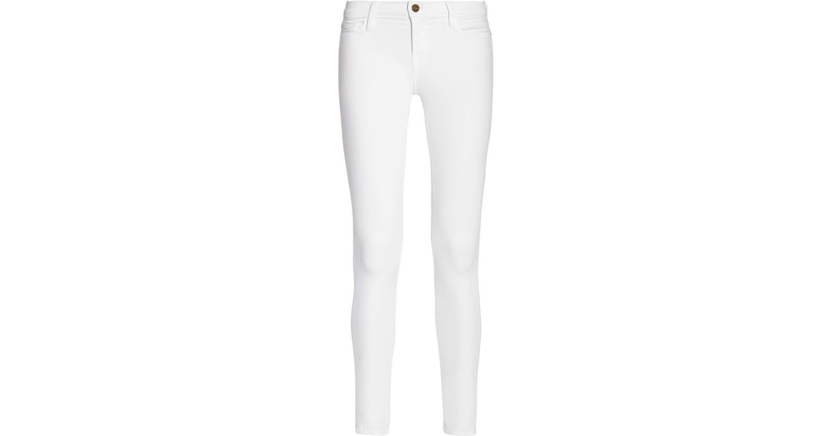 Frame Denim Le Skinny De Jeanne Crop Mid-Rise Jeans ($185) | Best White ...