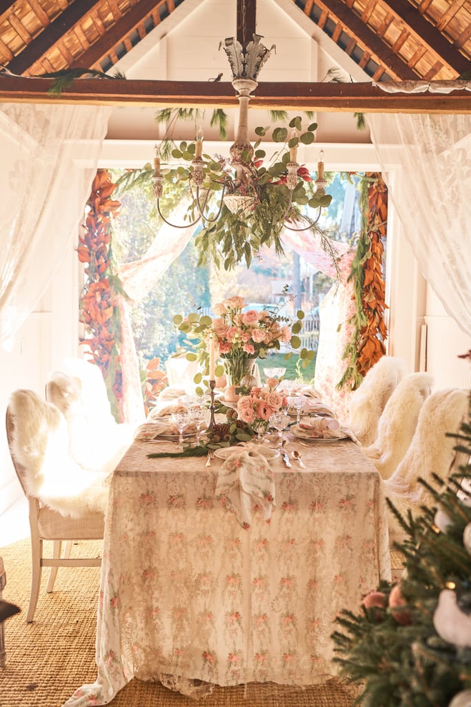 A Decorative Tablecloth: LoveShackFancy Linen Tablecloth
