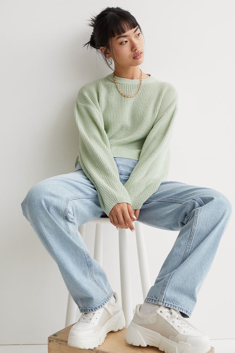 For an Everyday Piece: Rib-Knit Sweater