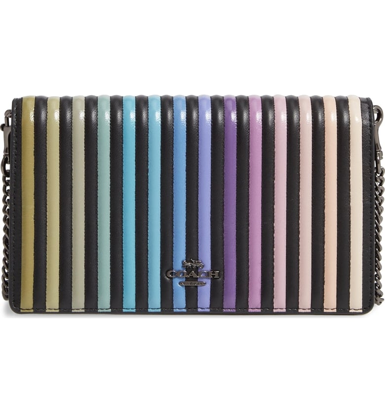 COACH Callie Ombré Quilting Leather Clutch