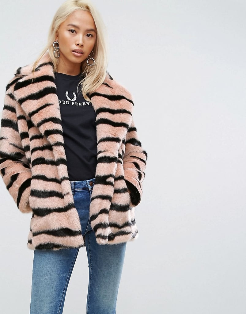 Jakke Mid Length Faux-Fur Coat