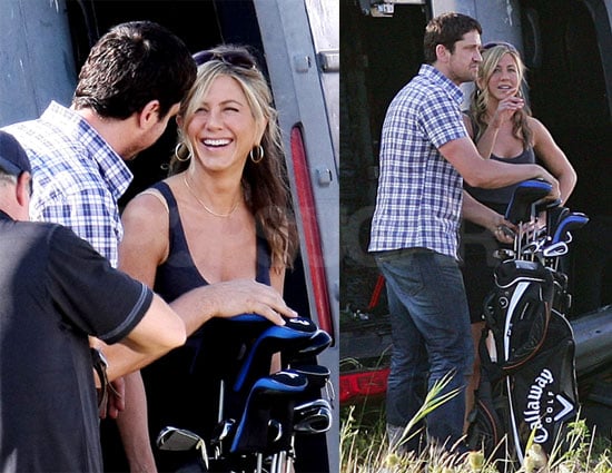 Photos of Jennifer Aniston on Set