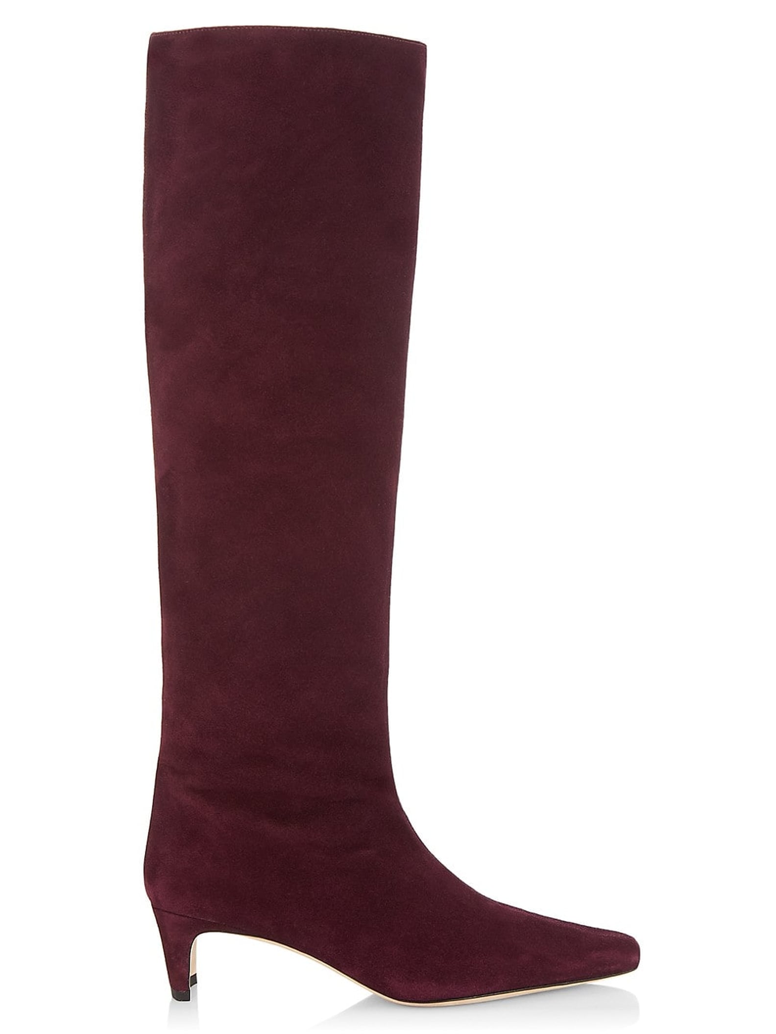 asos brown knee high boots