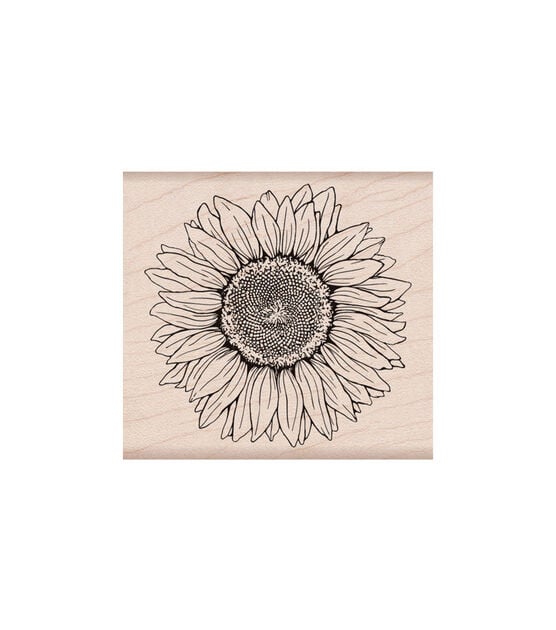 Hero Arts Wooden Stamp Floral Sunflower Stamp