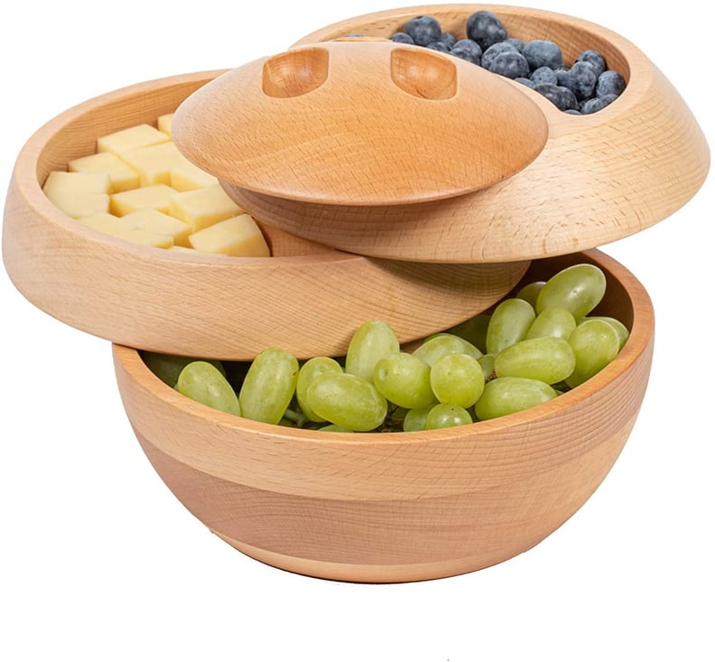 A Unique Serving Platter: Tappas All Natural Wood Container