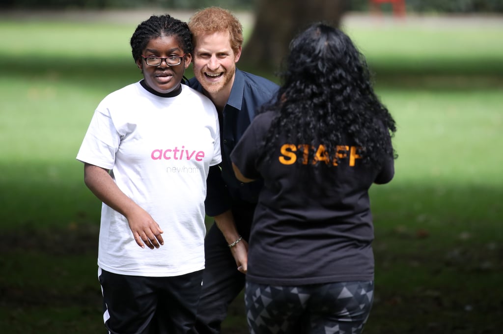 Prince Harry at StreetGames's Fit and Fed in London 2017