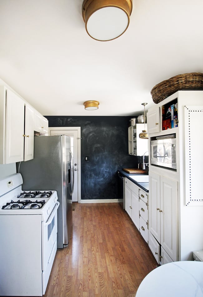 A look at Kristin's kitchen before the makeover.